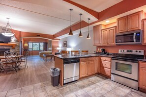 Microwave, oven, stovetop, dishwasher - Chula Vista Resort Condo (Wisconsin Dells)