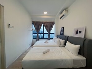 2 bedrooms, iron/ironing board, free WiFi, bed sheets - Arte Plus by Manhattan Group  (Ampang)