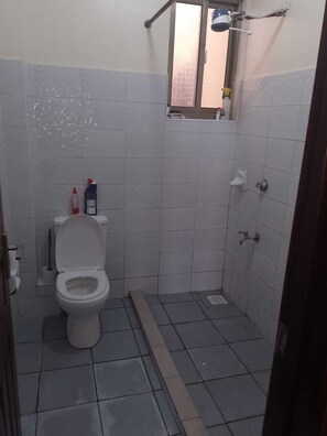 Towels, soap, toilet paper