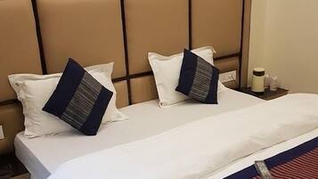 Premium bedding, free WiFi, bed sheets