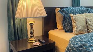 2 bedrooms, iron/ironing board, travel crib, free WiFi