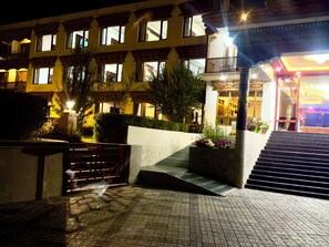 Voorkant van accommodatie