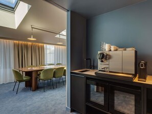 In-room safe, blackout drapes, soundproofing, free WiFi
