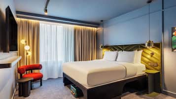 TRIBE EXTRA Queen Room | 客房內保險箱、遮光布/窗簾、隔音、免費無線上網