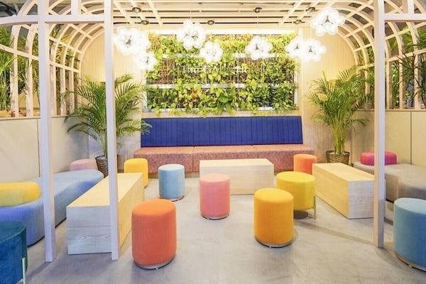 Sala de estar en el lobby