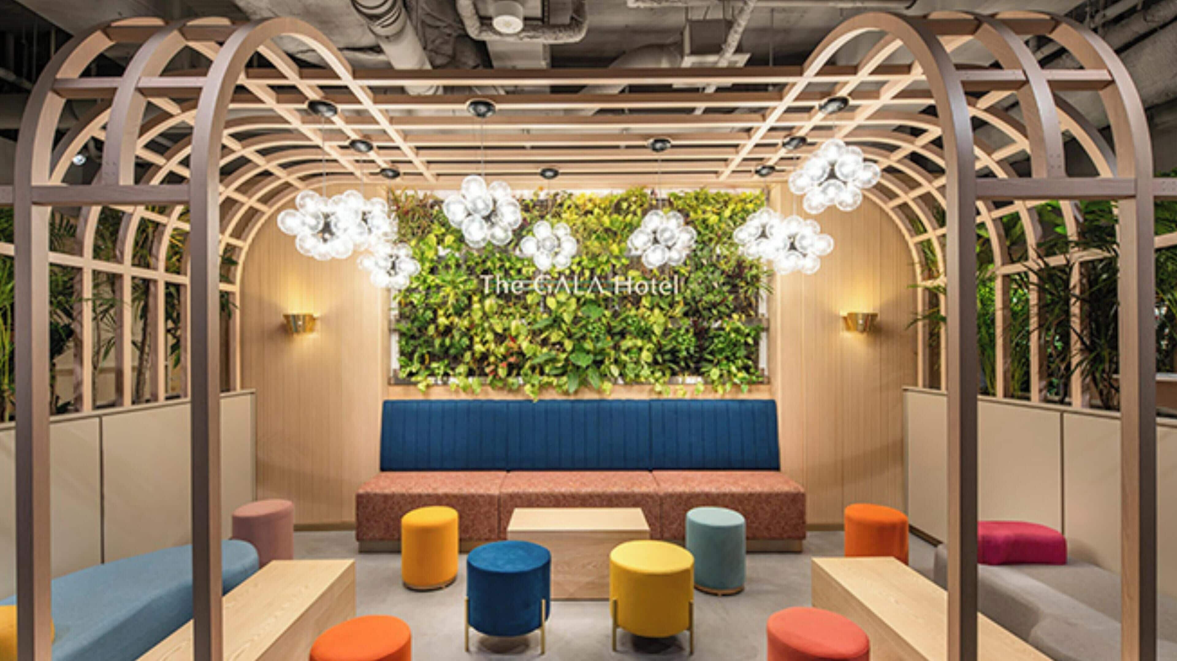 Lobby sitting area