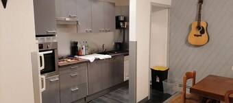Large, simple and practical mountain apartment