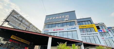 Majoituspaikan julkisivu