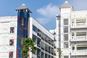 Fachada de la propiedad