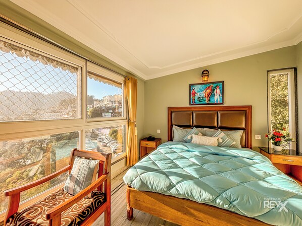 Deluxe Double Room, Mountain View | Desk, iron/ironing board, rollaway beds, free WiFi - Hotel Dev palace  (Mussoorie)