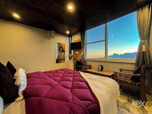 Deluxe Double Room, Balcony, Mountain View | Desk, iron/ironing board, rollaway beds, free WiFi - Hotel Dev palace  (Mussoorie)