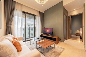 Presidential-Suite, 2 Schlafzimmer, Zutritt zur Club Lounge, Stadtblick