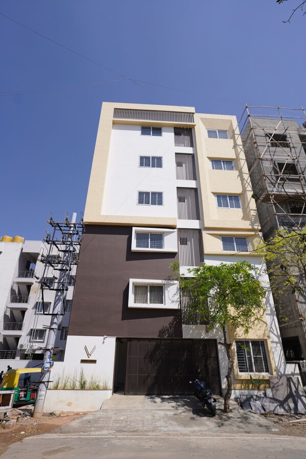 Fassade der Unterkunft