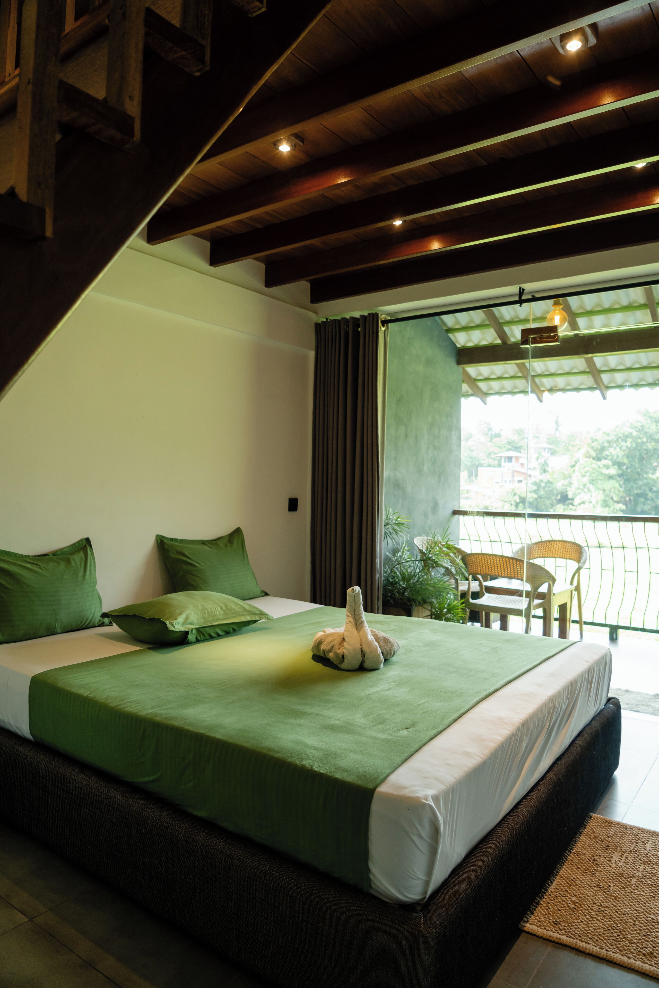 Chambre Deluxe, balcon, vue piscine