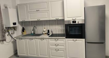 Mountain view, cozy 1-bedroom apartment in charming Baia Mare with WiFi