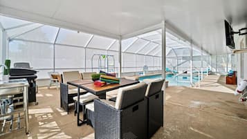 Una piscina climatizada