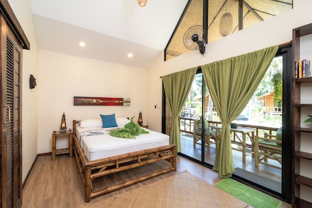 Comfort Double Room, Garden View | In-room safe, desk, laptop workspace, free WiFi. Coconut Bay Eco Resort