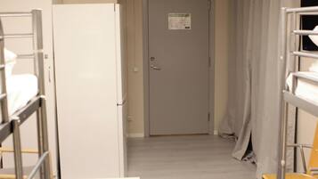 Economy Quadruple Room (shared bathroom, no windows) | Soundproofing, free WiFi, bed sheets