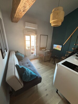 Living area - Studio with character - Place DUPUY (Toulouse)