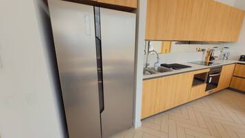 Luxury-Apartment, Stadtblick | Eigene Küche