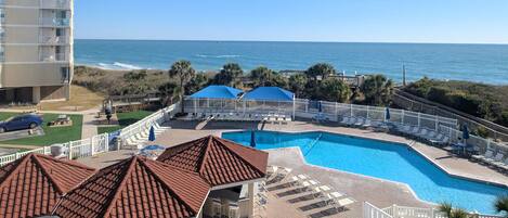 Indoor pool, outdoor pool