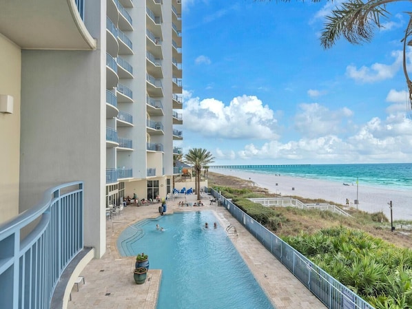 Condo, Multiple Beds (Sterling Breeze 205) | Pool | Outdoor pool, a heated pool