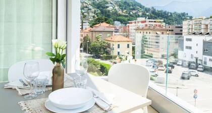 Elegant new Apt with AC, private balcony & garage