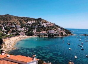 Apartment | View from property - Beachfront Apartment With Terrace Views (Roses)