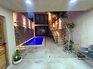 Pool - Charming 2-bedroom house with AC, WiFi in superb Mérida (Mérida)