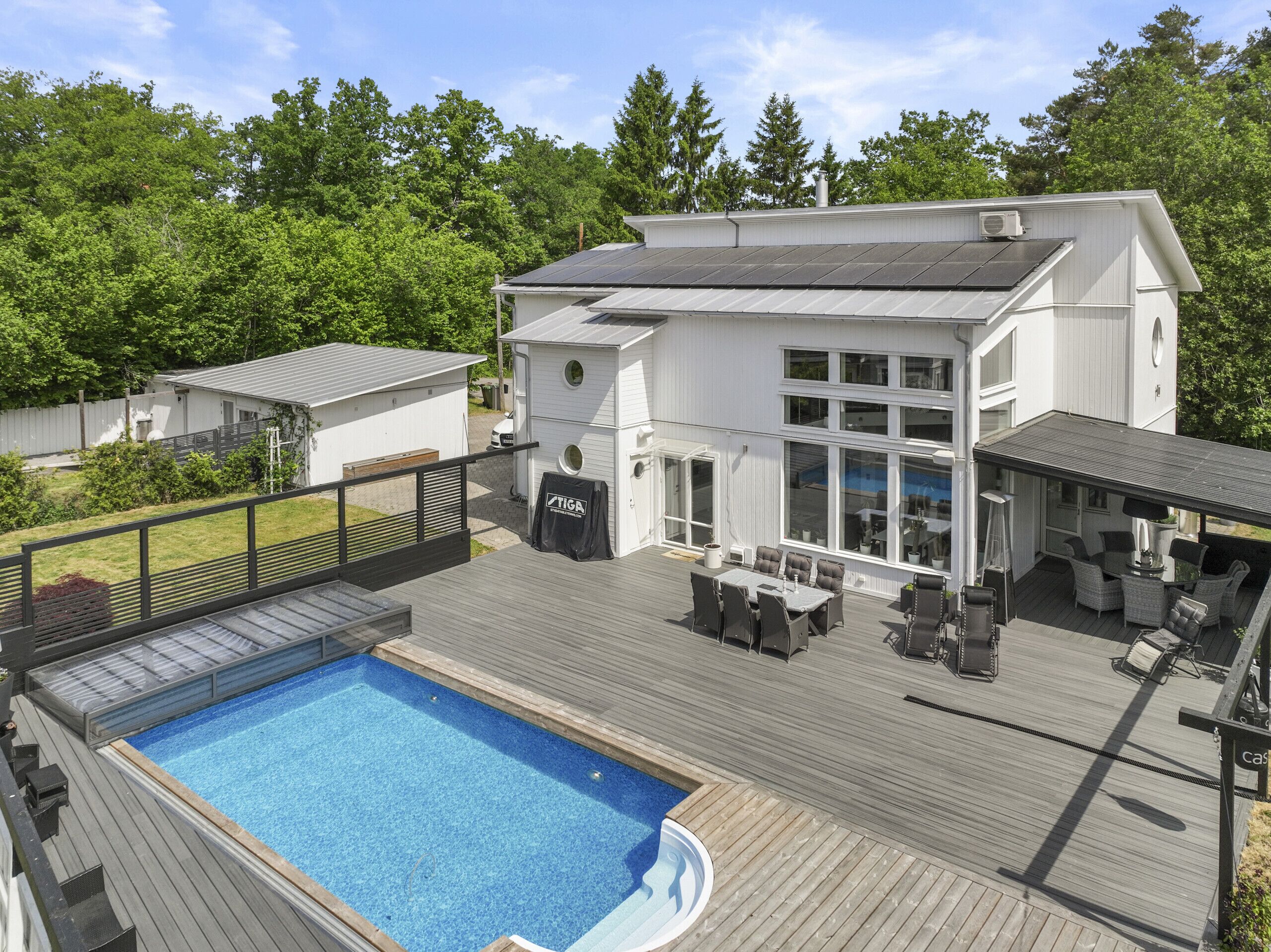 Uppvärmd pool