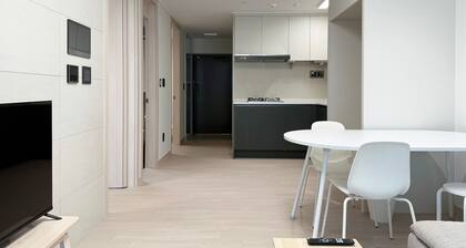 Brand new spacious apt. 2 rooms, line 5/9, Olympic, KSPO, VHS, Asan, Lotte Tower