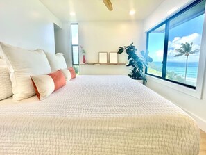 1 bedroom, desk, iron/ironing board, travel cot