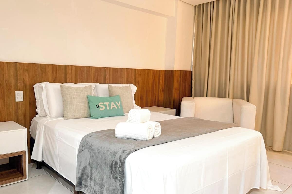 Apartemen Eksekutif | 1 kamar tidur, brankas, dan didekorasi berbeda-beda