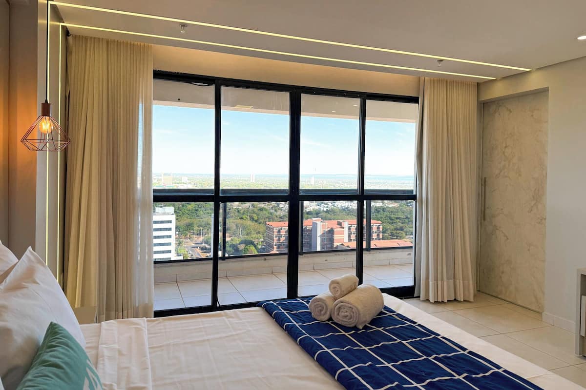 Apartemen Premium | 1 kamar tidur, brankas, dan didekorasi berbeda-beda