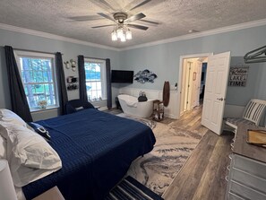 4 habitaciones, escritorio, tabla de planchar con plancha y wifi gratis 