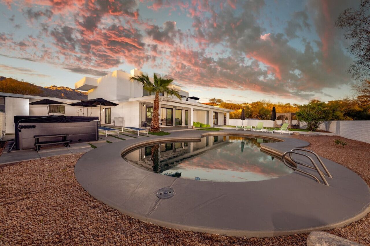 Una piscina climatizada