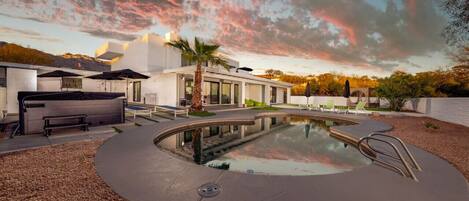 Una piscina climatizada