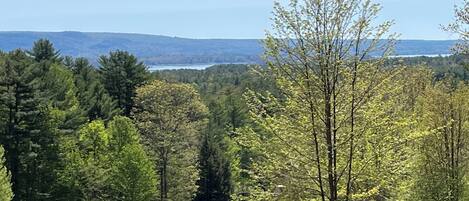 Parkeerplaatsen op het terrein, oplaadpunt voor elektrische auto's