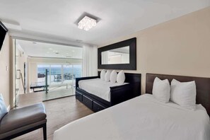 2 bedrooms, iron/ironing board, travel crib, WiFi (free)