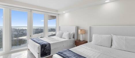 2 habitaciones, escritorio, wifi gratis y ropa de cama