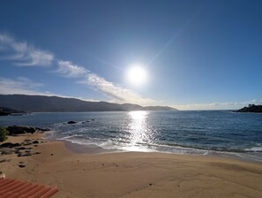On the beach