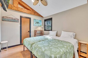 2 chambres, bureau, Wi-Fi, draps fournis