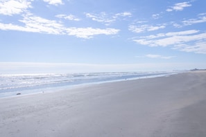 En la playa