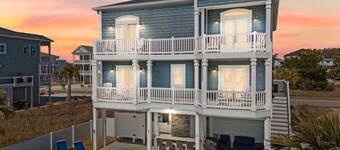 Modern Beach House: GameRoom, HeatedPool, HotTub, & TikiBar in Ocean Isle Beach