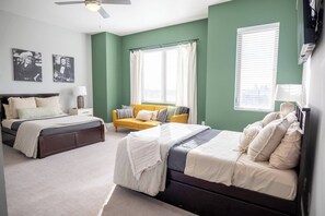 3 soverom, strykejern/-brett, wi-fi og sengetøy