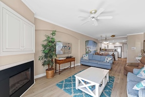 TV - Adagio 302 |Oceanfront 3 bedroom Condo| Balcony (Ocean City)