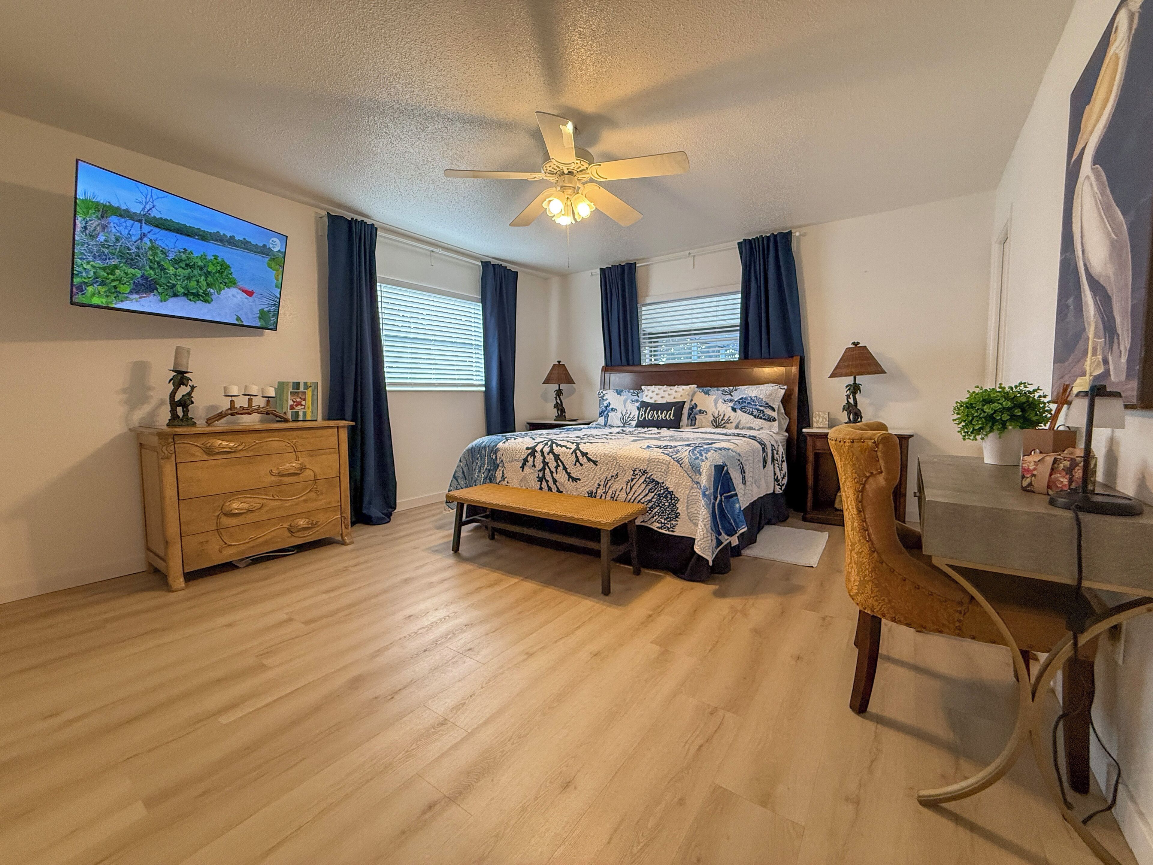 2 bedrooms, iron/ironing board, travel cot, free WiFi