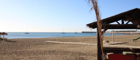 Accommodatie ligt op het strand