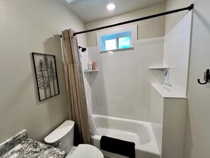 Towels, soap, toilet paper