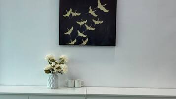 Desk, laptop workspace, free WiFi